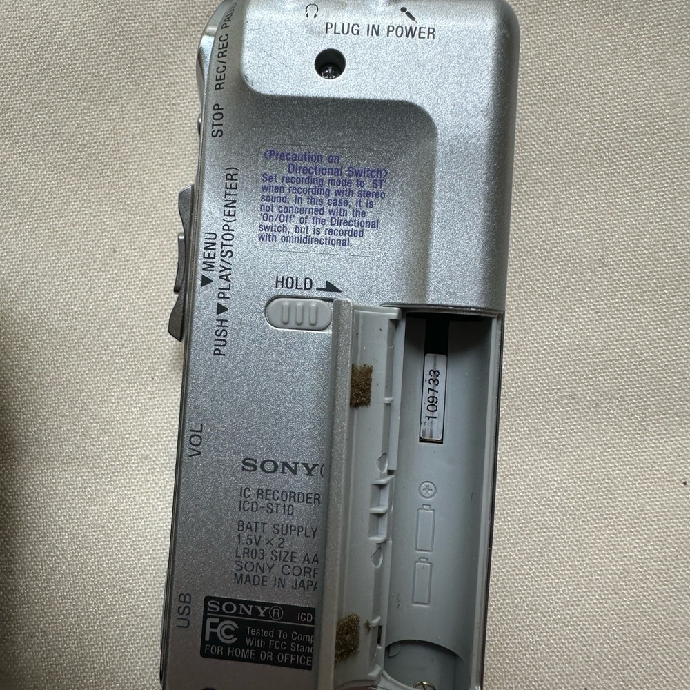 Working Sony Silver IC Recorder and Digital Voice Editor 2 - Picture 6 of 10